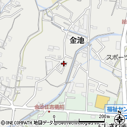 和歌山県岩出市金池252-6周辺の地図