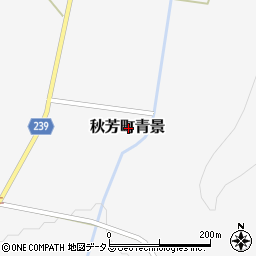 山口県美祢市秋芳町青景周辺の地図