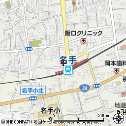 和歌山県紀の川市名手市場56周辺の地図