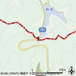 猿坂峠周辺の地図