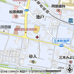 香川県木田郡三木町池戸3005-5周辺の地図