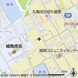 香川県丸亀市山北町317周辺の地図