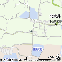 和歌山県紀の川市北大井424周辺の地図