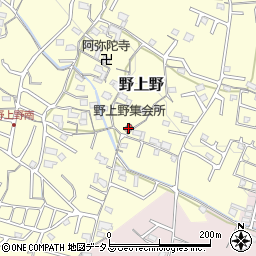 和歌山県岩出市野上野512周辺の地図