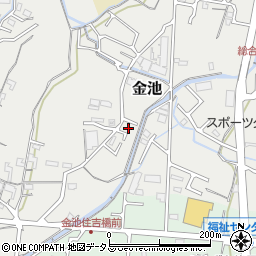 和歌山県岩出市金池252-18周辺の地図