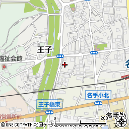和歌山県紀の川市名手市場35周辺の地図