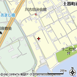 香川県丸亀市土器町西2丁目248周辺の地図