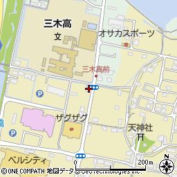 香川県木田郡三木町鹿伏440周辺の地図