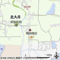和歌山県紀の川市北大井284周辺の地図