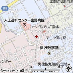 香川県丸亀市新田町235-2周辺の地図