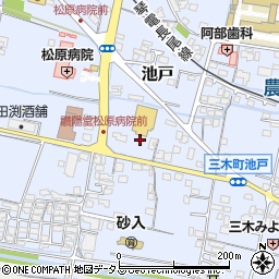 香川県木田郡三木町池戸3005-1周辺の地図