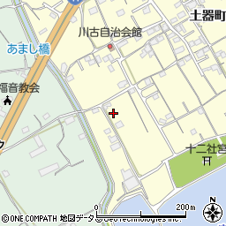 香川県丸亀市土器町西2丁目247周辺の地図
