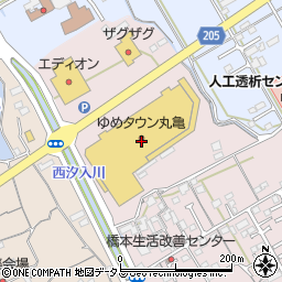香川県丸亀市新田町105周辺の地図