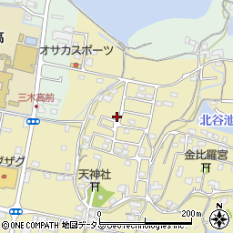 香川県木田郡三木町鹿伏469周辺の地図