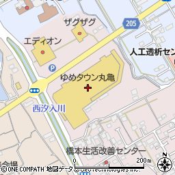 デコホームゆめタウン丸亀店周辺の地図