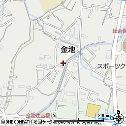 和歌山県岩出市金池252-16周辺の地図