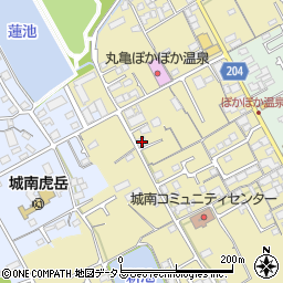 香川県丸亀市山北町386周辺の地図