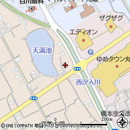 ファミリーマート丸亀金倉町店周辺の地図