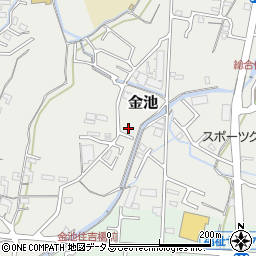 和歌山県岩出市金池252-15周辺の地図