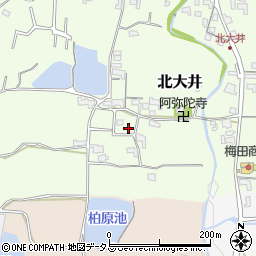 和歌山県紀の川市北大井377周辺の地図