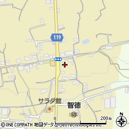 和歌山県紀の川市中三谷96周辺の地図