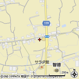和歌山県紀の川市中三谷87周辺の地図
