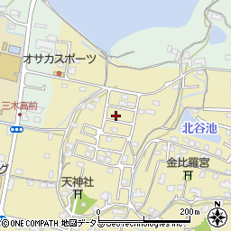 香川県木田郡三木町鹿伏469-34周辺の地図