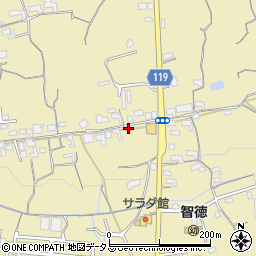 和歌山県紀の川市中三谷88周辺の地図