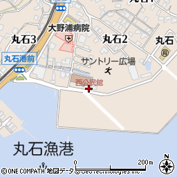 西公民館周辺の地図