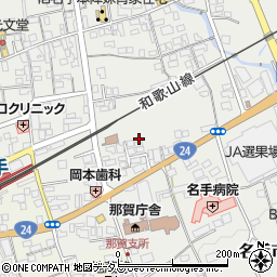 和歌山県紀の川市名手市場160周辺の地図