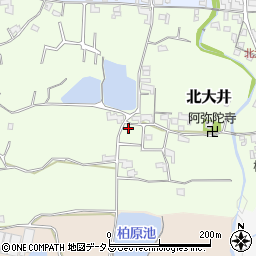 和歌山県紀の川市北大井386-4周辺の地図