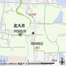 和歌山県紀の川市北大井288-5周辺の地図