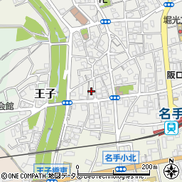 和歌山県紀の川市名手市場32周辺の地図