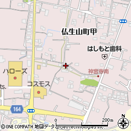 香川県高松市仏生山町1453周辺の地図