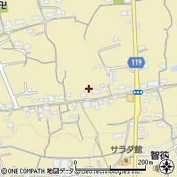 和歌山県紀の川市中三谷129周辺の地図