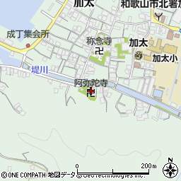 和歌山県和歌山市加太502周辺の地図