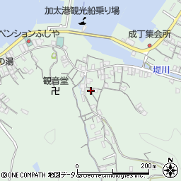 和歌山県和歌山市加太412周辺の地図