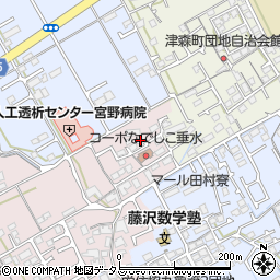 香川県丸亀市新田町232-4周辺の地図