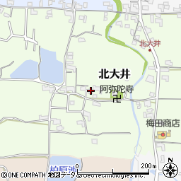 和歌山県紀の川市北大井352周辺の地図