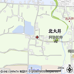 和歌山県紀の川市北大井383周辺の地図