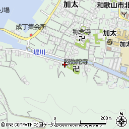 和歌山県和歌山市加太501周辺の地図