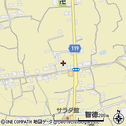 和歌山県紀の川市中三谷135周辺の地図