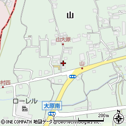 和歌山県岩出市山22周辺の地図