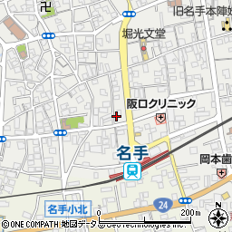 西井精肉店周辺の地図