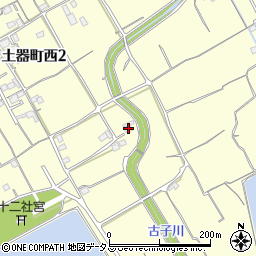 香川県丸亀市土器町西2丁目111周辺の地図