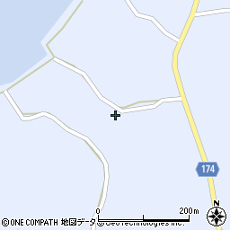 愛媛県越智郡上島町岩城4403周辺の地図