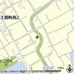 香川県丸亀市土器町西2丁目109周辺の地図