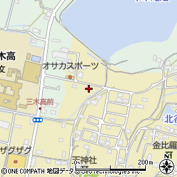 香川県木田郡三木町鹿伏450-6周辺の地図