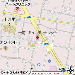 高松市役所市民政策局　十河コミュニティセンター周辺の地図