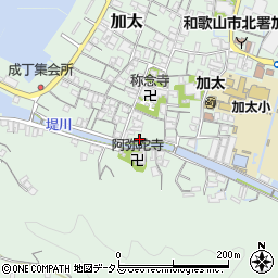 和歌山県和歌山市加太1230周辺の地図